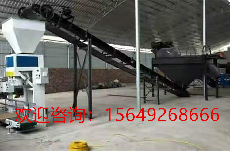 广西桂林客户年产1万吨有机肥生产线安装现场